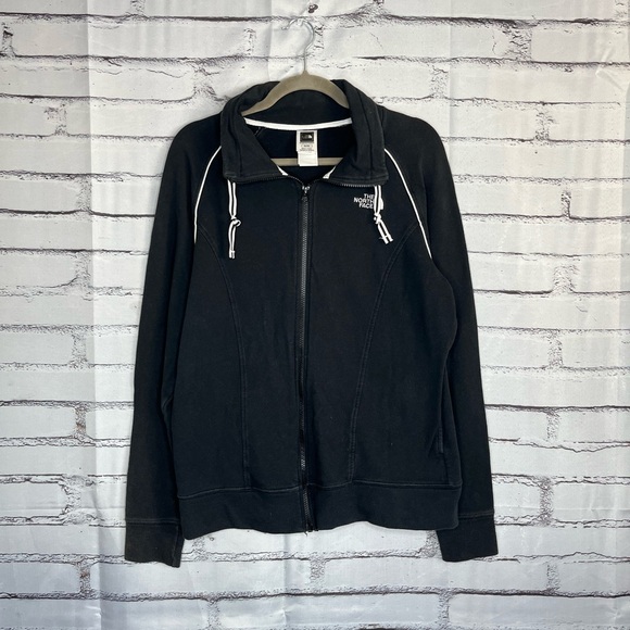 The North Face Jackets & Blazers - The North Face Women’s XL Fleece Softshell Full-Zip Pullover Jacket Black White